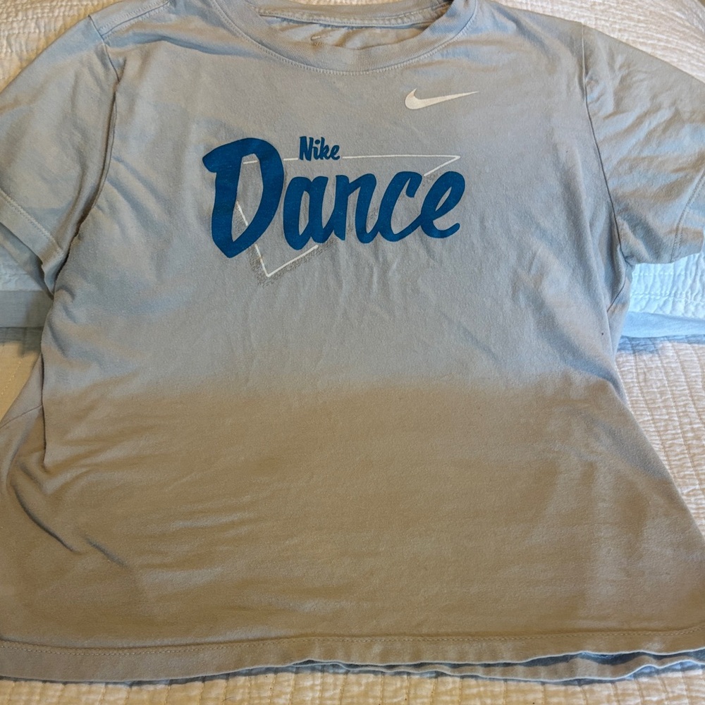 Nike Light Blue T-Shirt with Blue Dance Logo